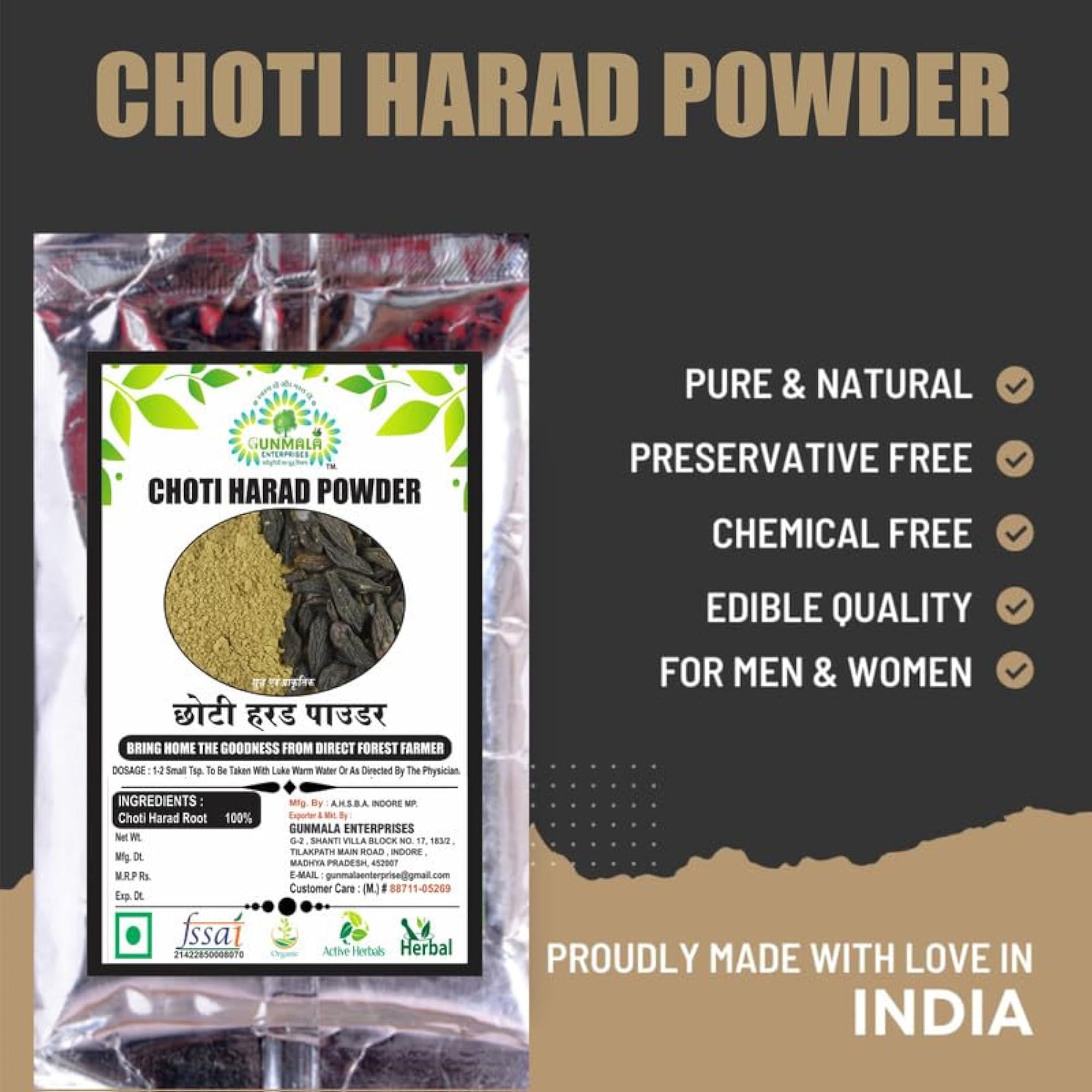 Choti Harad Powder - 1000g Pack